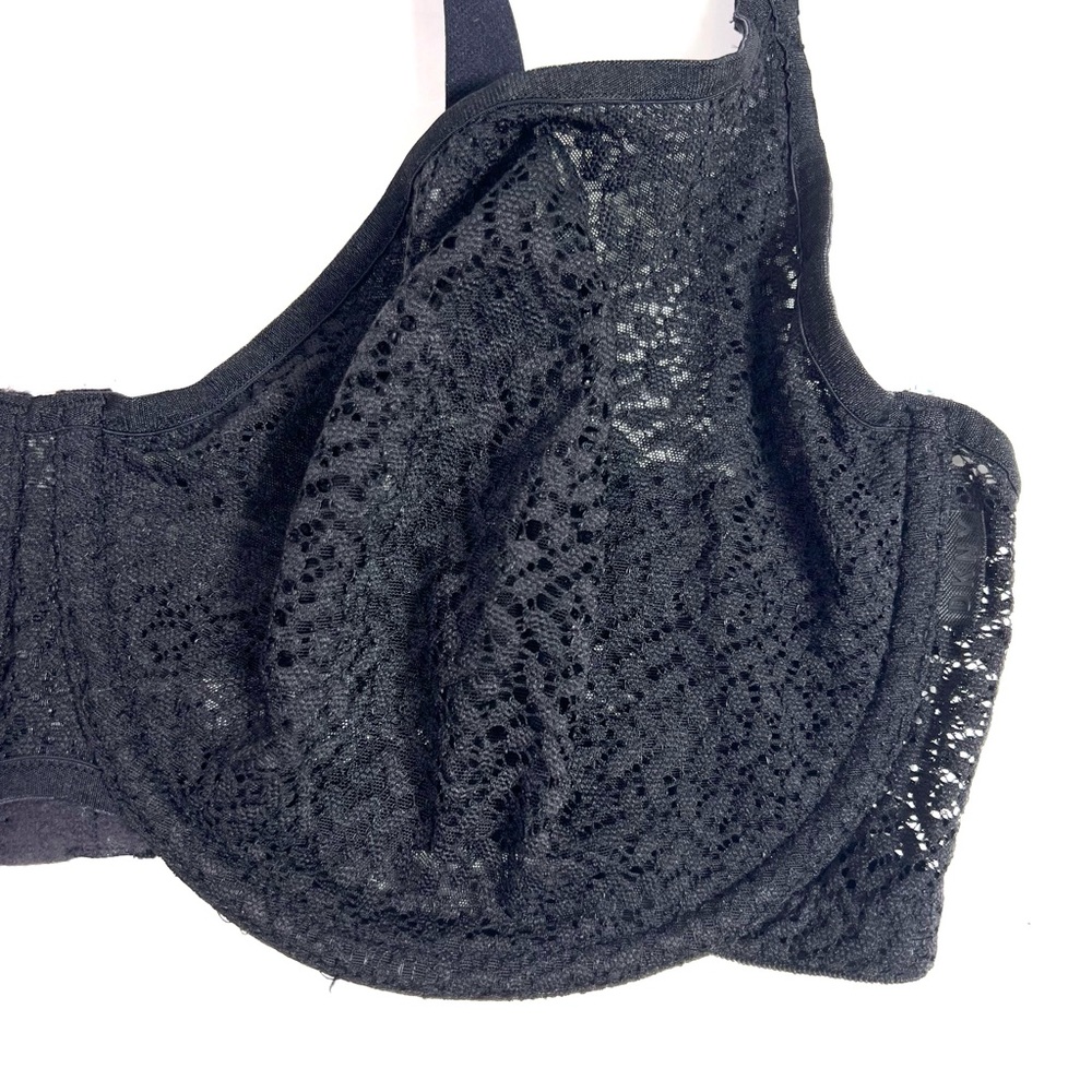 DKNY Modern Lace Unlined Underwire Bra Black Size 38DD - Picture 6 of 16